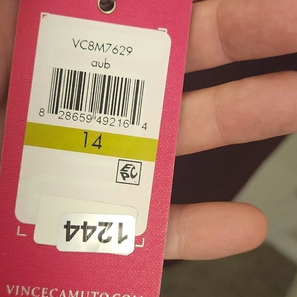 Vince Camuto Dark Plum Purple Dress. NWT. Size 14 - Picture 6 of 13